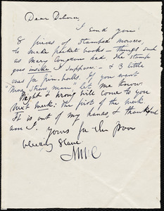 Letter from Maria Weston Chapman, [Boston?, Mass.], to Deborah Weston, [1839, ca. May 21]