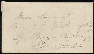 Letter from Maria Weston Chapman, [Boston?, Mass.], to Anna Loring Dresel, [not before 1846? Dec. 6]