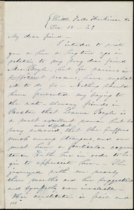Letter from Abby Kelley Foster, Little Falls, Herkimer Co[unty], [NY], to Maria Weston Chapman, Dec. 15, [18]42