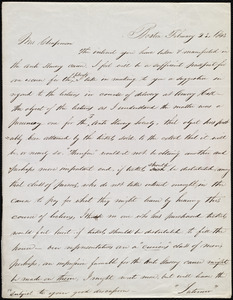 Letter from Latimer, Boston, [Mass.], to Maria Weston Chapman, Feb. 23, 1843