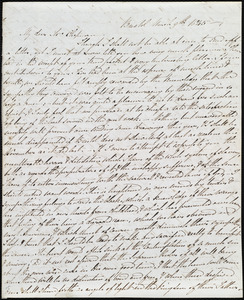 Letter from Mary Carpenter, Bristol, [England], to Maria Weston Chapman, March 9th, 1845