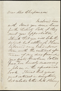 Letter from Daniel Ricketson, Woodlee, [New Bedford, Mass.], to Maria Weston Chapman, Nov. 18th, 1845