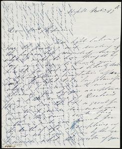 Letter from Annie Allen, High St[reet], [Dublin, Ireland], to Maria Weston Chapman, Nov'r 17th [- 18th, 18]46