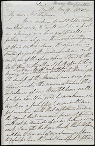 Letter from Mary Carpenter, Bristol, [England], to Maria Weston Chapman, Mar[ch] 19, 1848