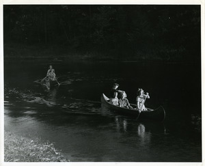 Canoeing on Abbot Pond