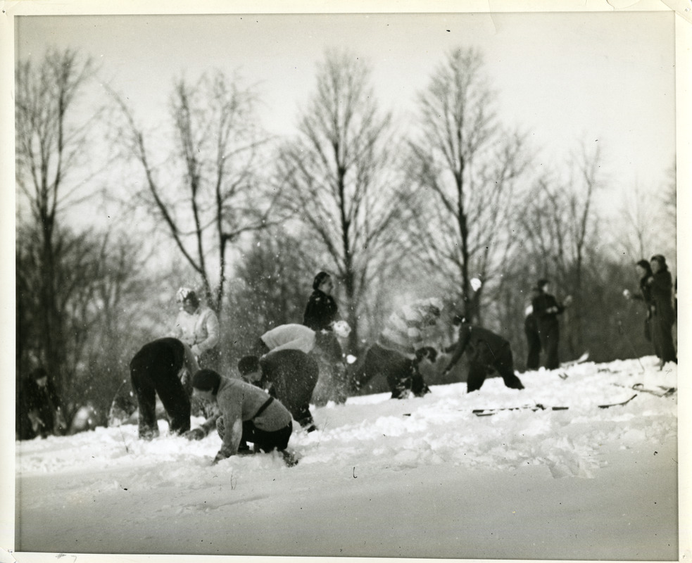 Snow fight