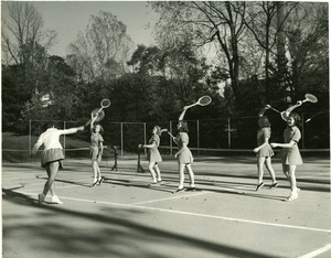 Miss Carpenter's tennis class