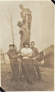 Climbing ladder, Marine base Quantico, VA