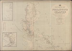 Post route map of Philippine Islands showing post offices in operation on the 1st of December, 1903