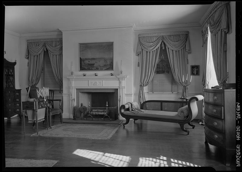 Pingree House, Salem, bedroom fireplace