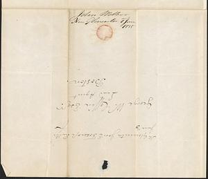 John Webber to George Coffin, 1 June 1835