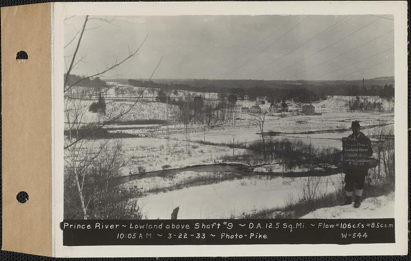 Prince Rivers Prince River, lowland above Shaft #9, drainage area = 12.5 square miles ...