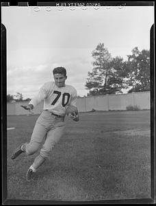 Running on the field, Keith King
