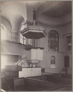 Pulpit in King's Chapel, Boston
