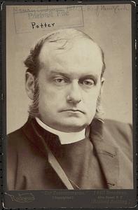 Henry Codman Potter Bp of New York