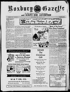 Roxbury Gazette and South End Advertiser, December 21, 1956