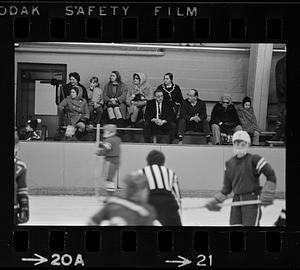 Pee-Wee League boys' hockey match, Boston