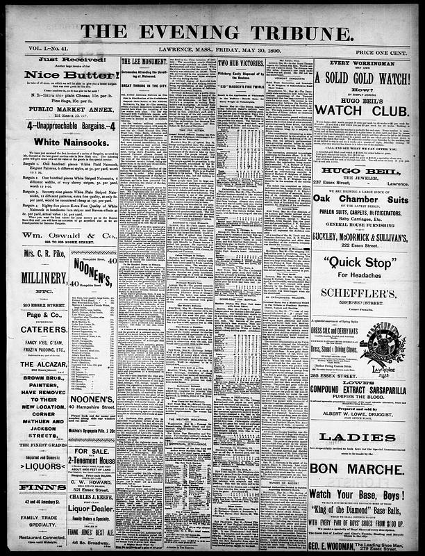 The Evening Tribune - Digital Commonwealth