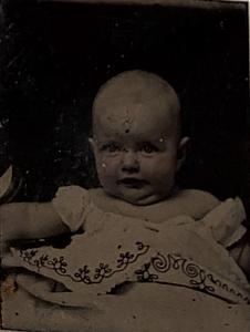 Unidentified baby, probably Simpkins family