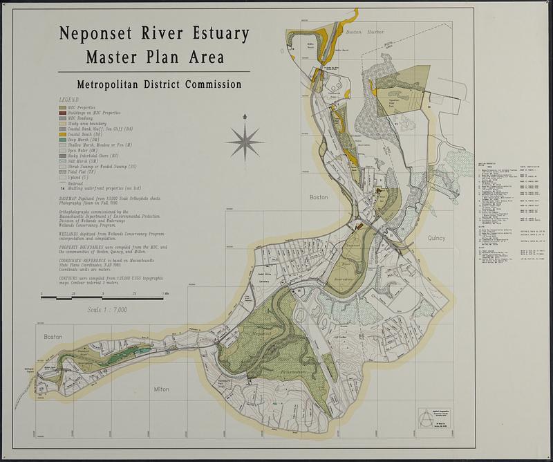 Neponset River estuary master plan area