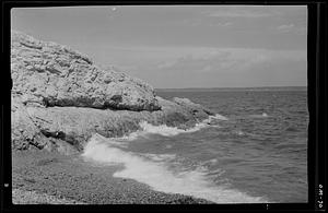 Marblehead's rocky shore