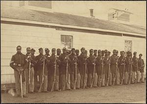 Company "E" 4th U.S. Colored Infantry, Fort Lincoln, Va.