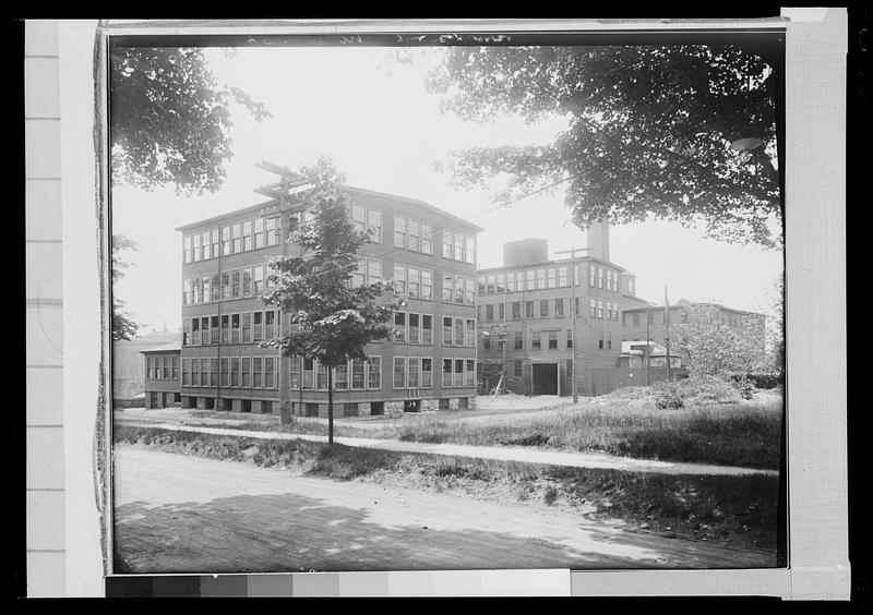 Pratt’s Shoe Factory, North Ave., view of back of buildings