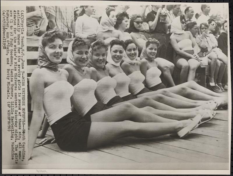 Miss Universe hopefuls