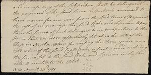 Military papers B American Revolution 2. Personnel 1775 -1782 and undated