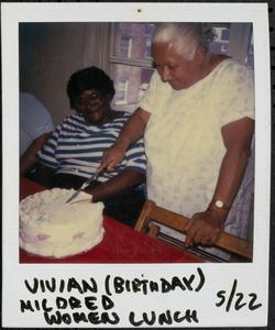 Vivian (birthday), Mildred at women lunch 5/22
