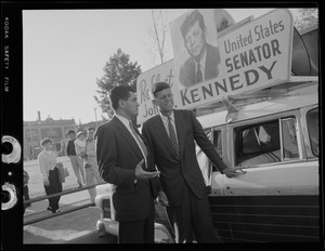 JFK campaigning in New Bedford