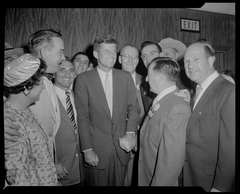 JFK on convention floor in Chicago