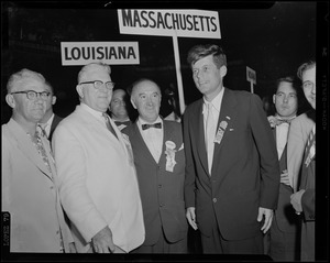 JFK on convention floor in Chicago