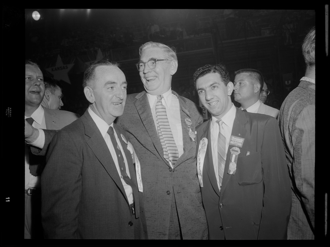 Members of the Mass. delegation at the convention in Chicago