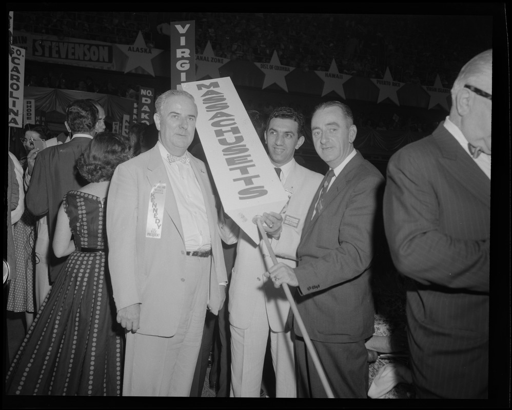 Members of the Mass. delegation at the convention in Chicago