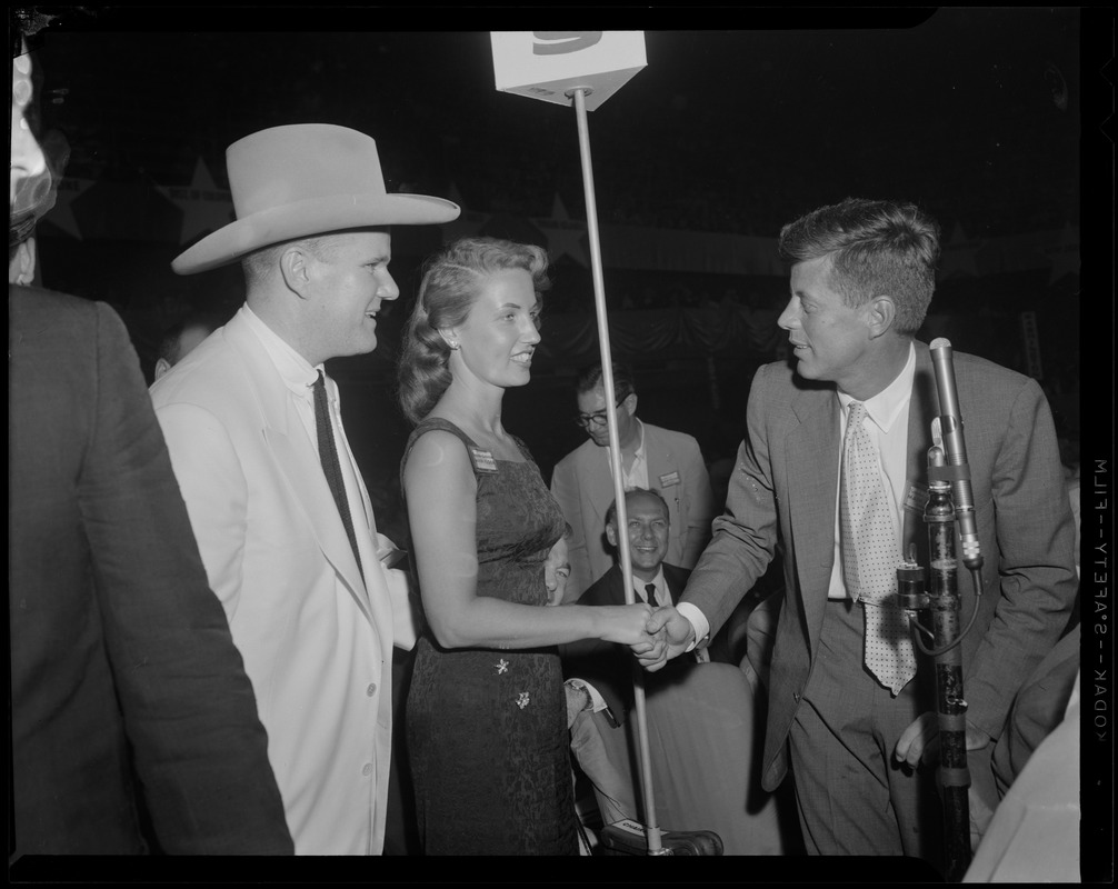 JFK on the convention floor