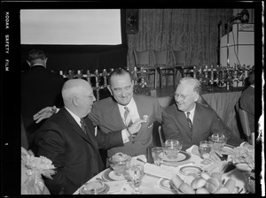 Lyndon Johnson with Mayor Hynes and Sheriff Fitzpatrick