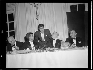 Former DA Ed Dinis with JFK, Harry Truman & Paul Dever. Dinis later tried to prosecute Ted Kennedy for Chappaquiddick