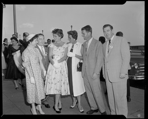 John Powers with Ethel, Eunice & Bobby Kennedy, and Speaker John Thompson in Chicago