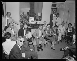 JFK talks to D.C. delegates at Chicago convention in V.P. bid
