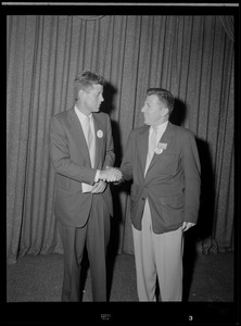 JFK at Chicago for the Democratic National Convention