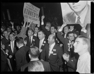 JFK supporters at the Chicago convention