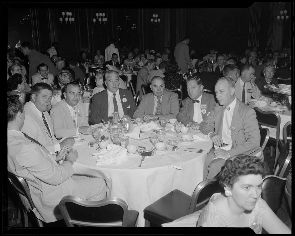 Members of the Mass. delegation at the Palmer House in Chicago