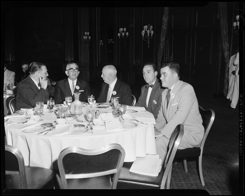 Members of the Mass. delegation at the Palmer House in Chicago