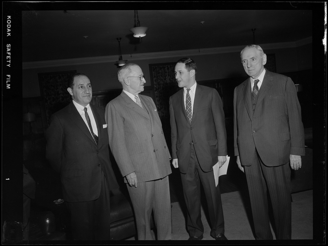 Truman, Furcolo, & J. M. Curley at University Club