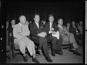 JFK in Mass. during campaign for Senate