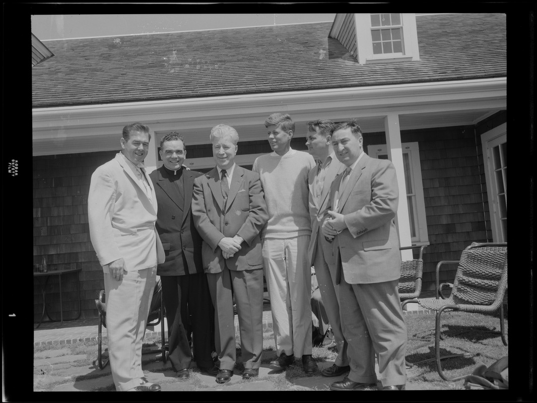 JFK in Mass. during campaign for Senate