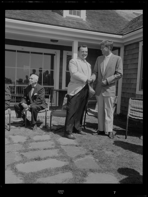 JFK in Mass. during campaign for Senate