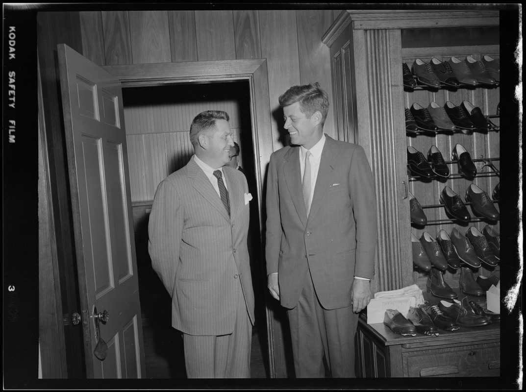 JFK on tour of E. Boston during Senate campaign