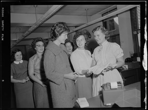 Jackie helps during campaign in Mass.